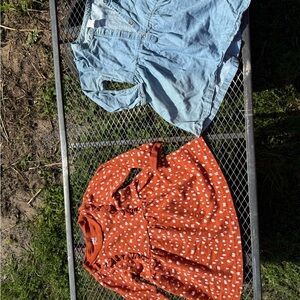 Carter's Light Blue Denim Baby Dress